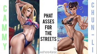 Phat Asses For The Streets // Cammy White && Chun Li PMV // Street Fighter Xxx // By Wehere4Larac